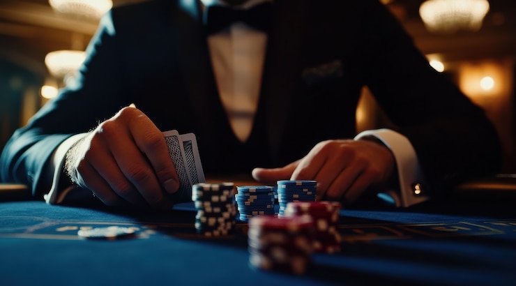 Antarmuka permainan Bonanza Gold di mamabet dengan grid 5x5 dan tombol spin